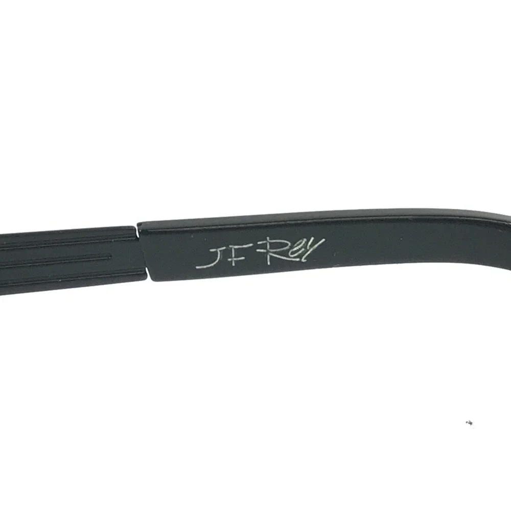 J.F. Rey Eyeglasses Frames JF2555 0010 Black White Checkered Full Rim 53-15-134